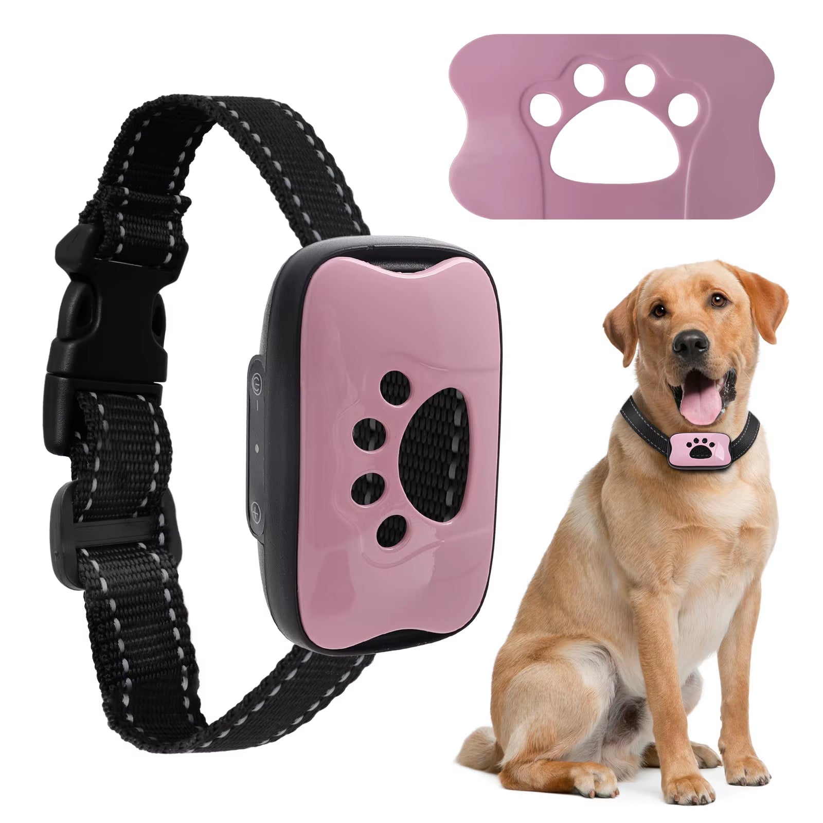 Pet Dog anti Barking Device USB Rechargeable Dogs Training Collar Ultrasonic Stop Barking Vibration anti Bark Collar